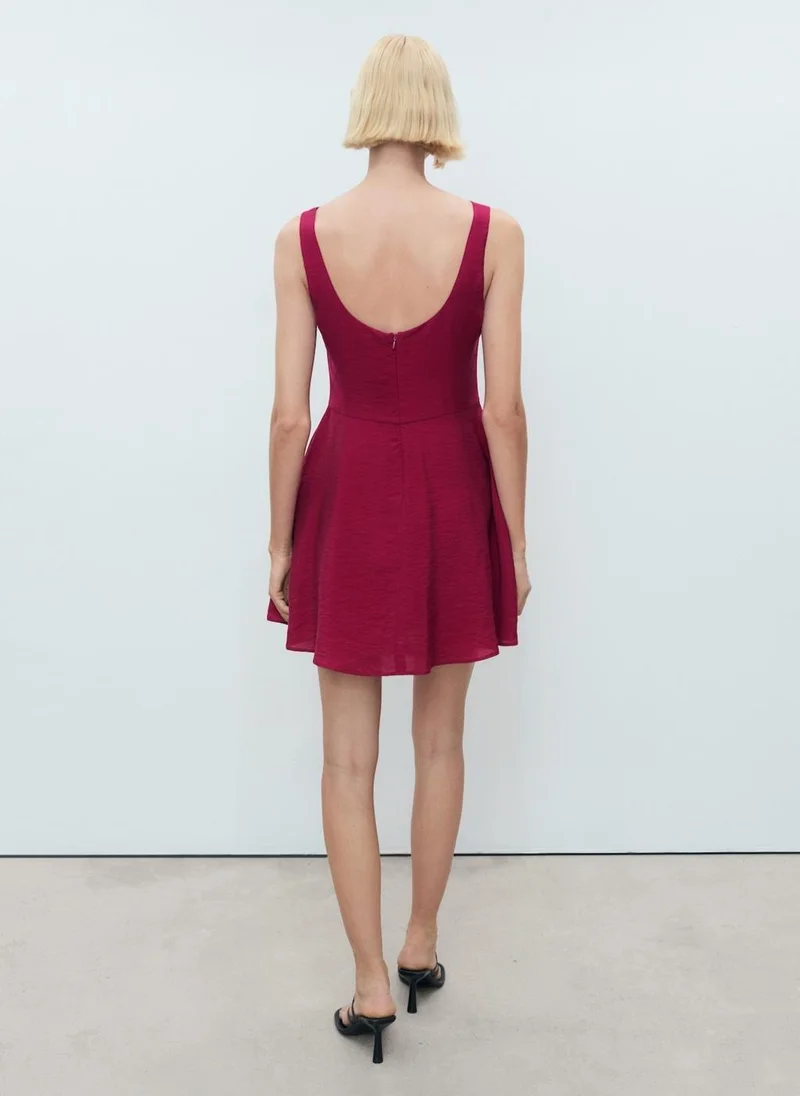 مانجو فستان قصير واسع